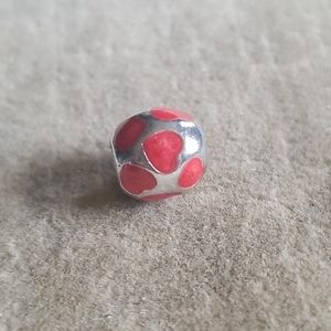 Pandora sterling silver enamel bead